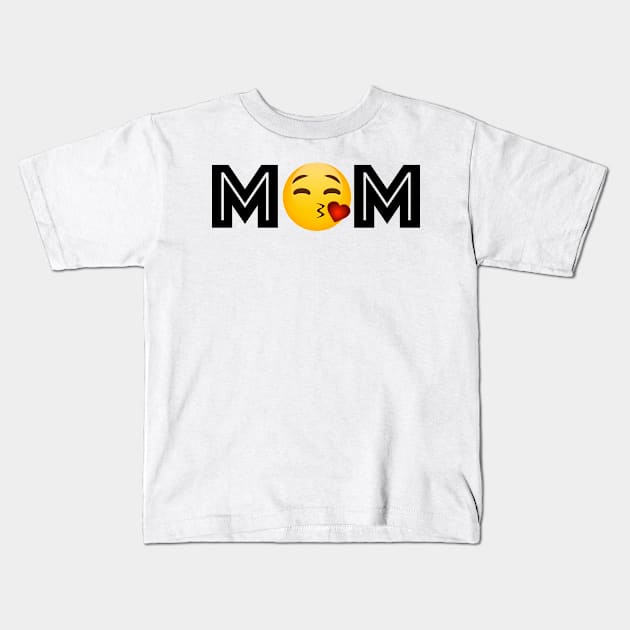 Emoji Mom Mother Day Funny Kids T-Shirt by chrizy1688